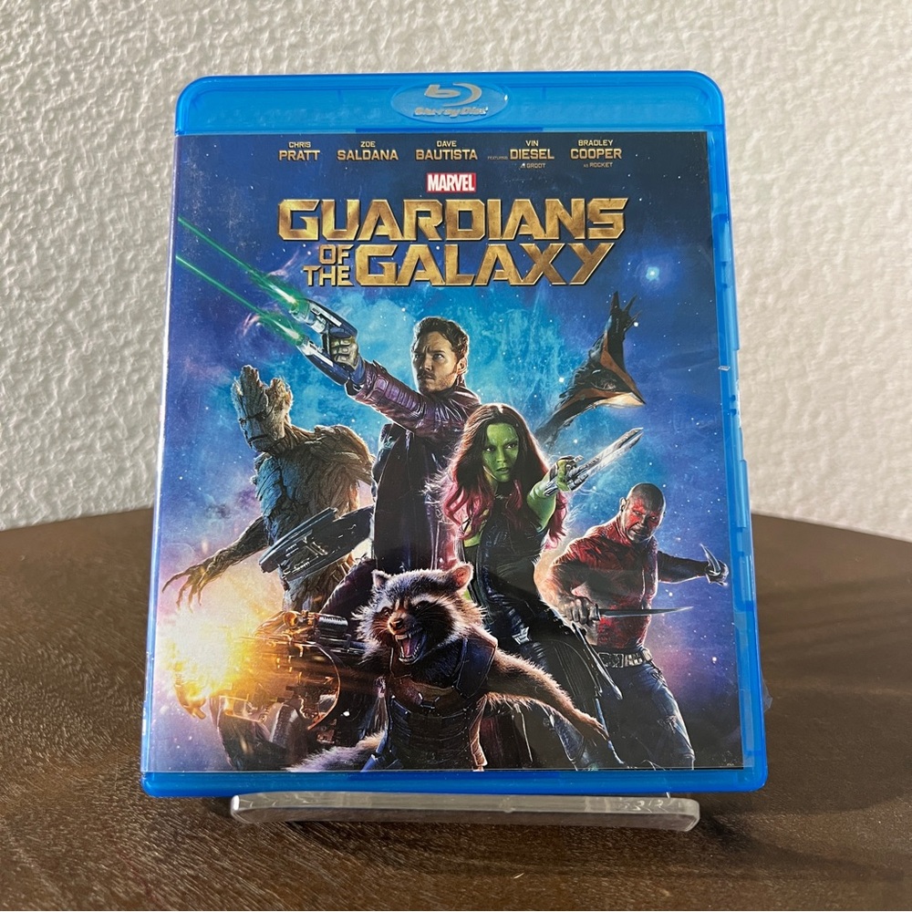 Marvel Guardians Blu-ray with Blue Case